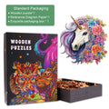 Rainbow Ponies Wooden Jigsaw Puzzle
