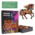 Running Horse Wooden Jigsaw Puzzle