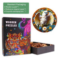 Blue-eyed Cockatoo Wooden Jigsaw Puzzle