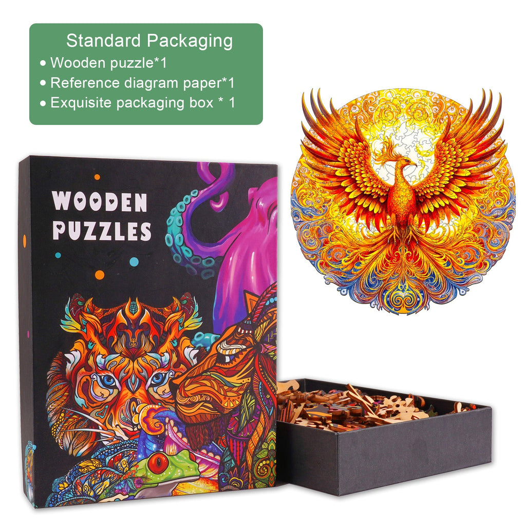 Noble Phoenix Wooden Jigsaw Puzzle