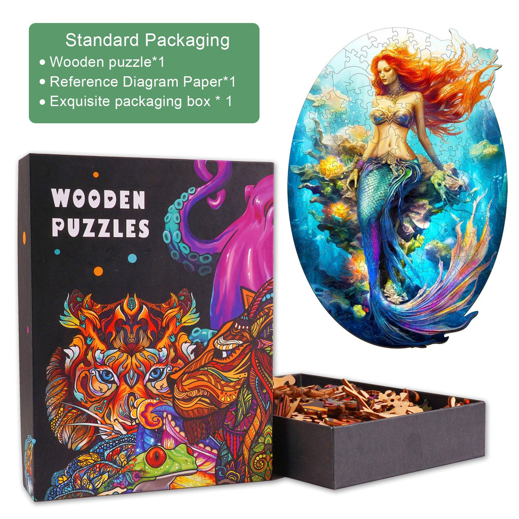 Mermaid 2 Wooden Jigsaw Puzzle