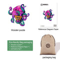 Octopus Xiaohachi Wooden Jigsaw Puzzle
