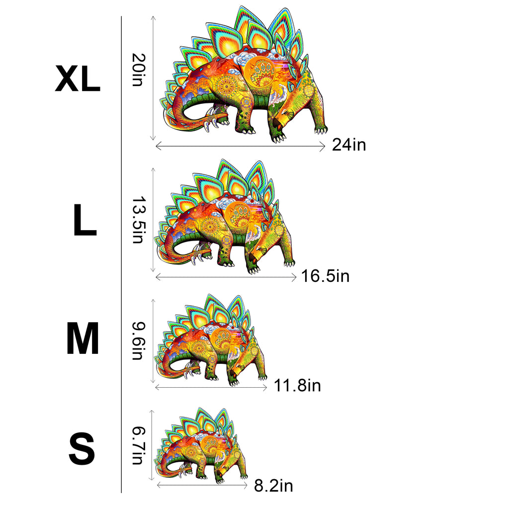 Stegosaurus Wooden Jigsaw Puzzle
