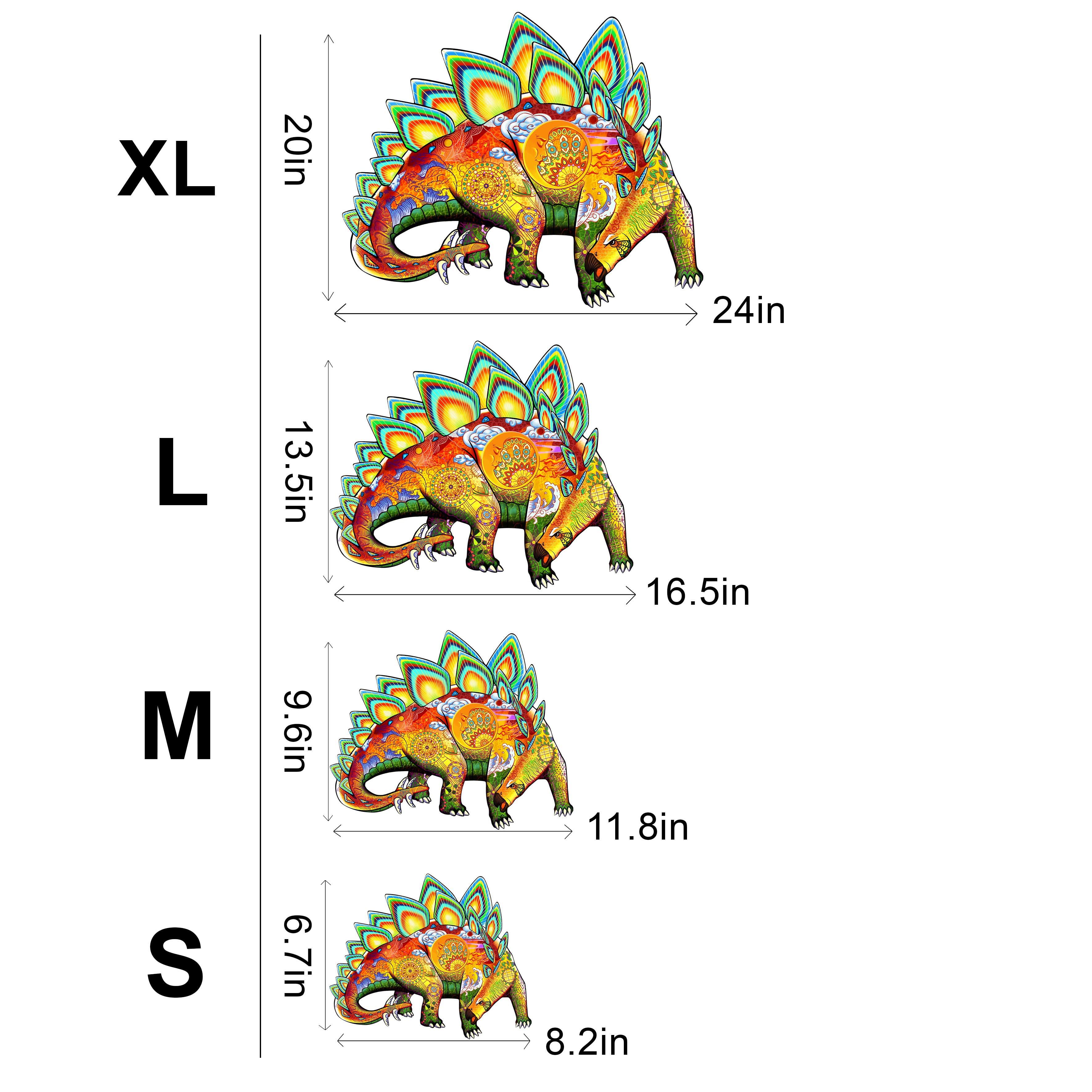 Stegosaurus Wooden Jigsaw Puzzle