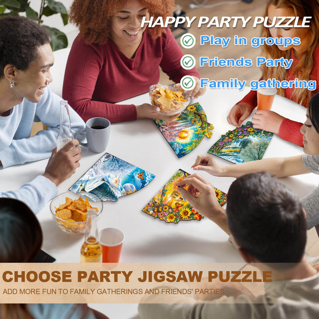 Party Puzzle-Four Seasons