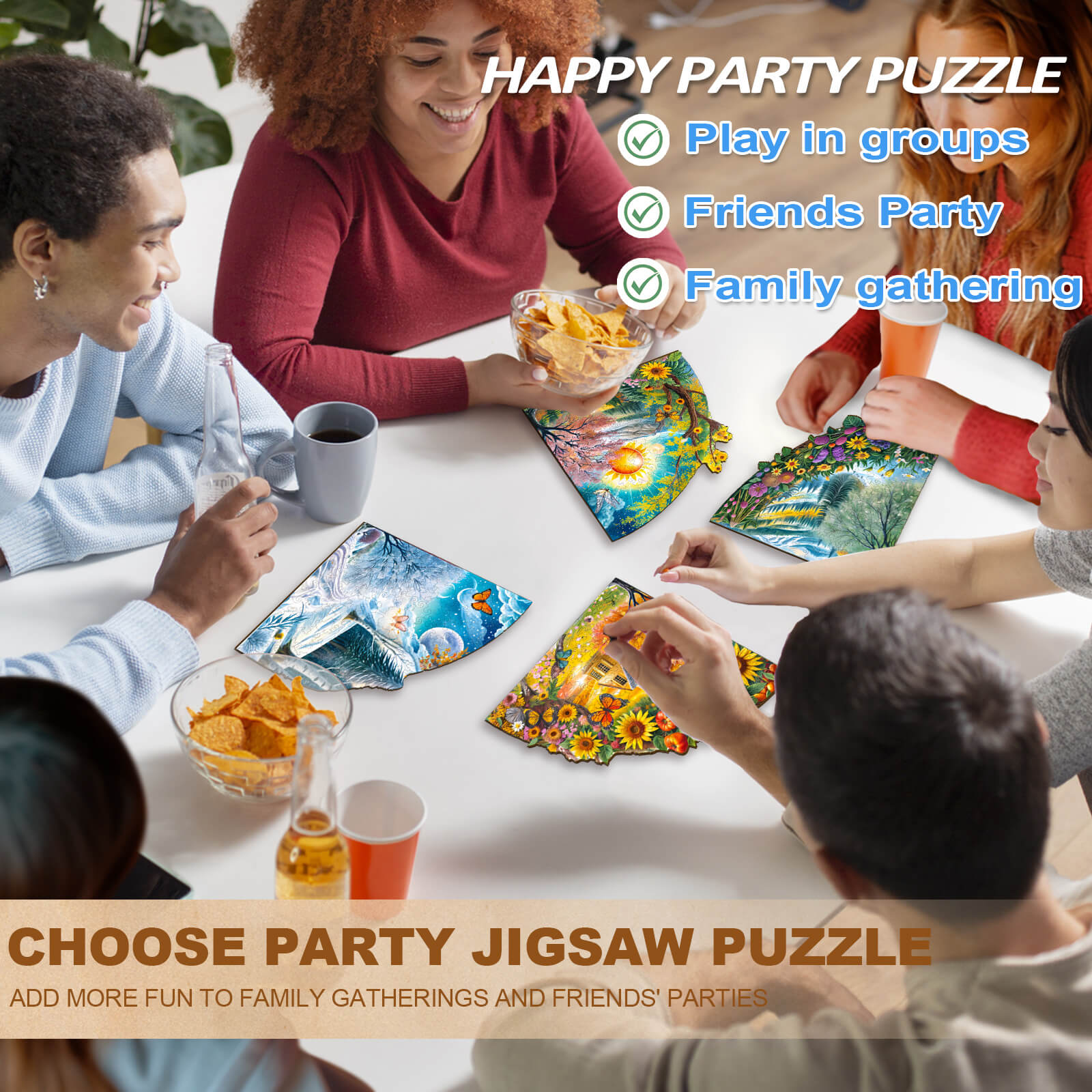 Party Puzzle-Four Seasons