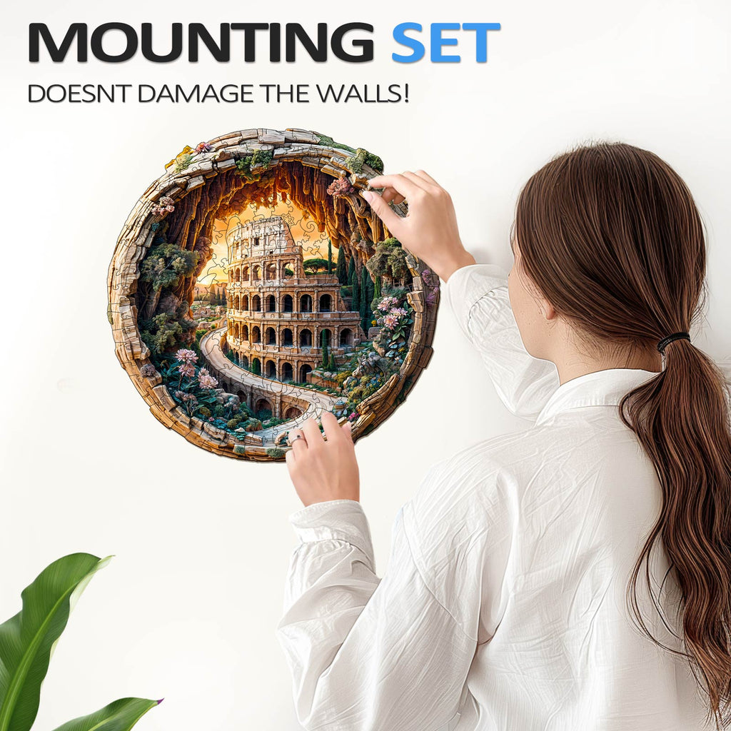 3D Colosseum Wooden Jigsaw Puzzle