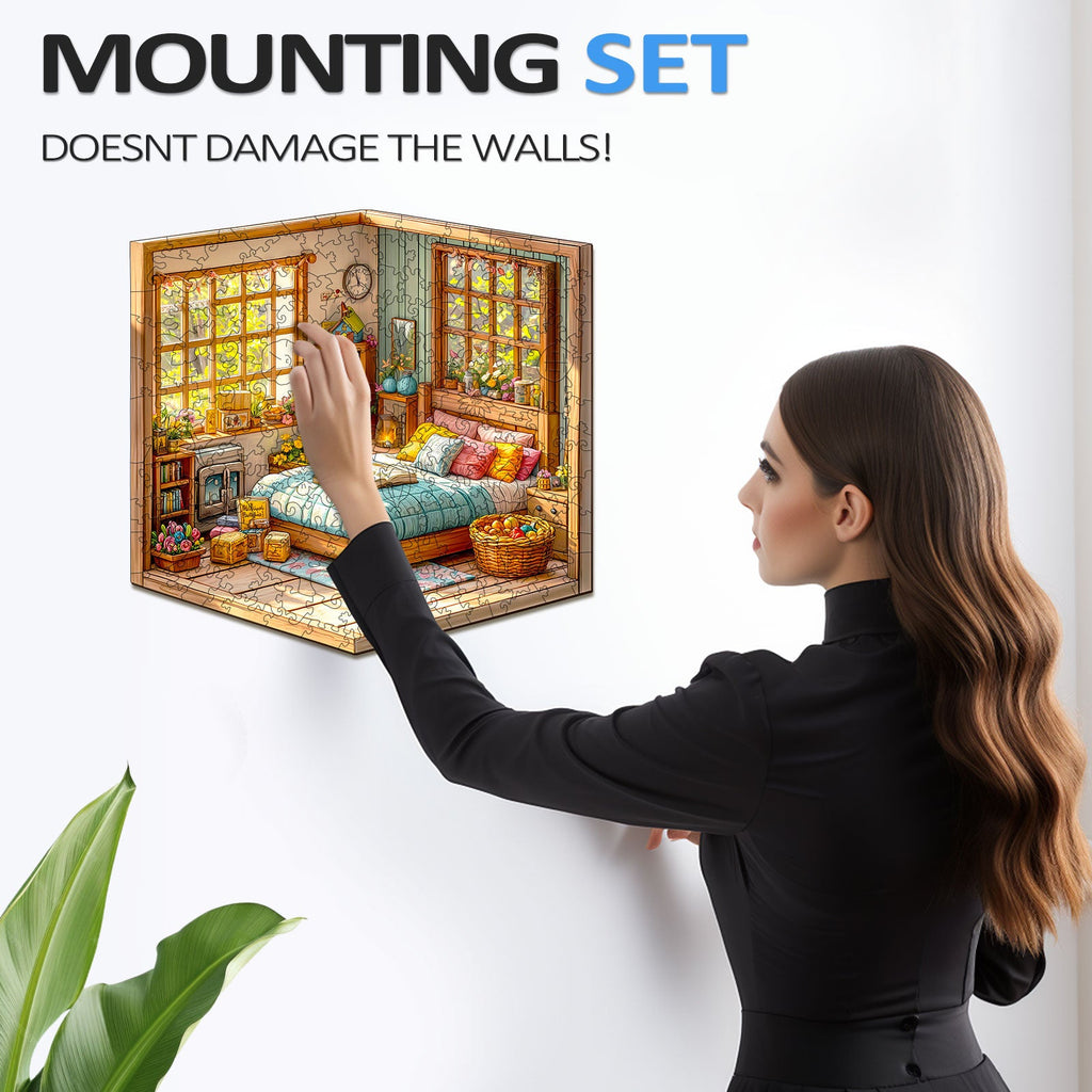 3D Warm Room Wooden Jigsaw Puzzle
