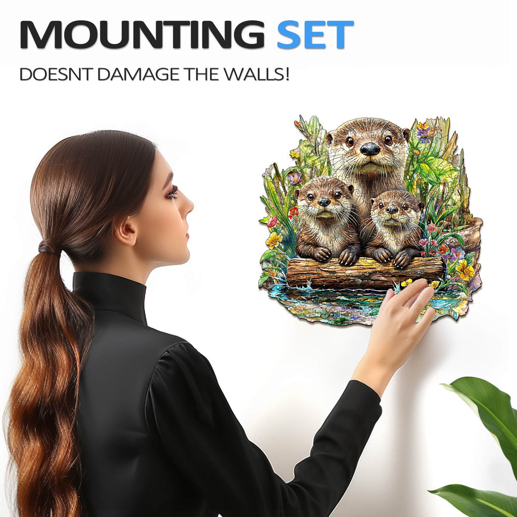 Otter Wooden Jigsaw Puzzle