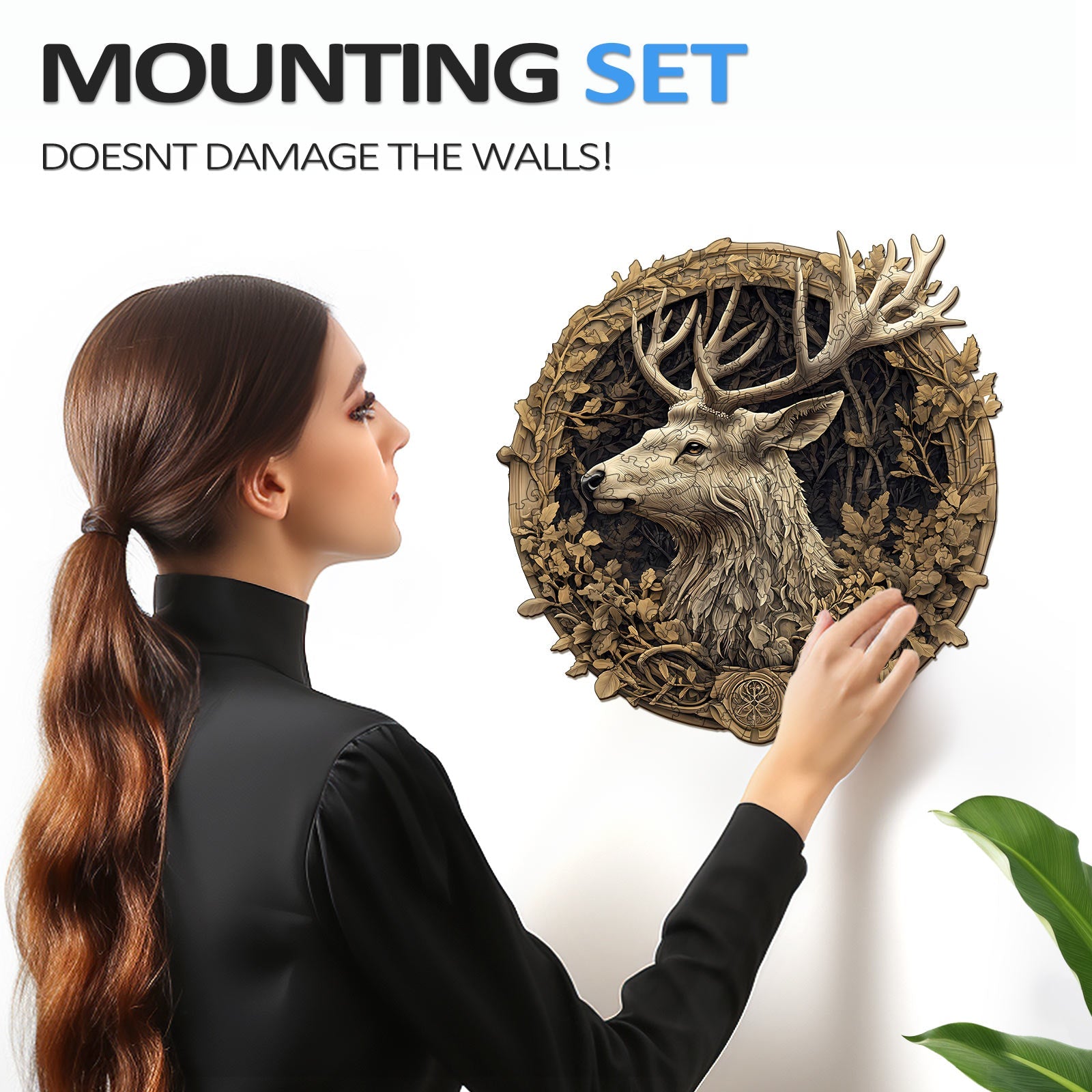 3D Deer Wooden Jigsaw Puzzle