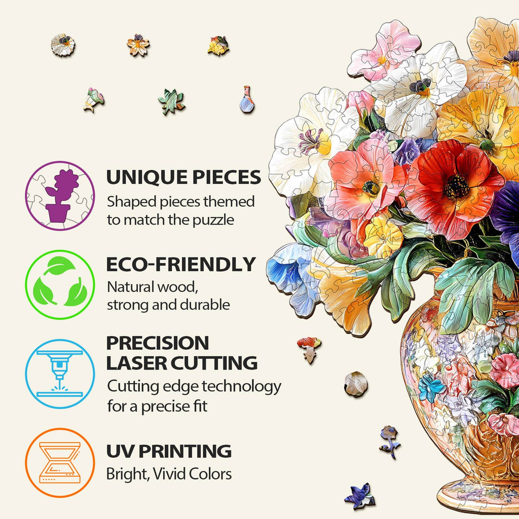 Vintage Flower Jigsaw Puzzle