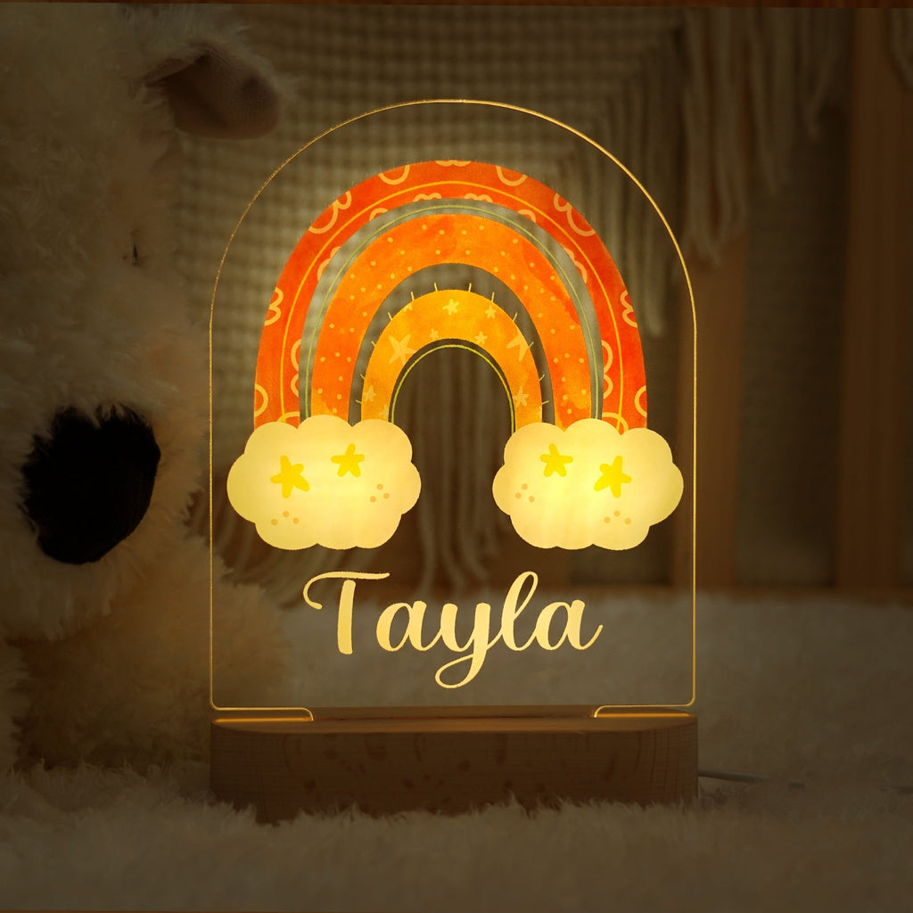 Personalized Baby Name Animal Style Night Light
