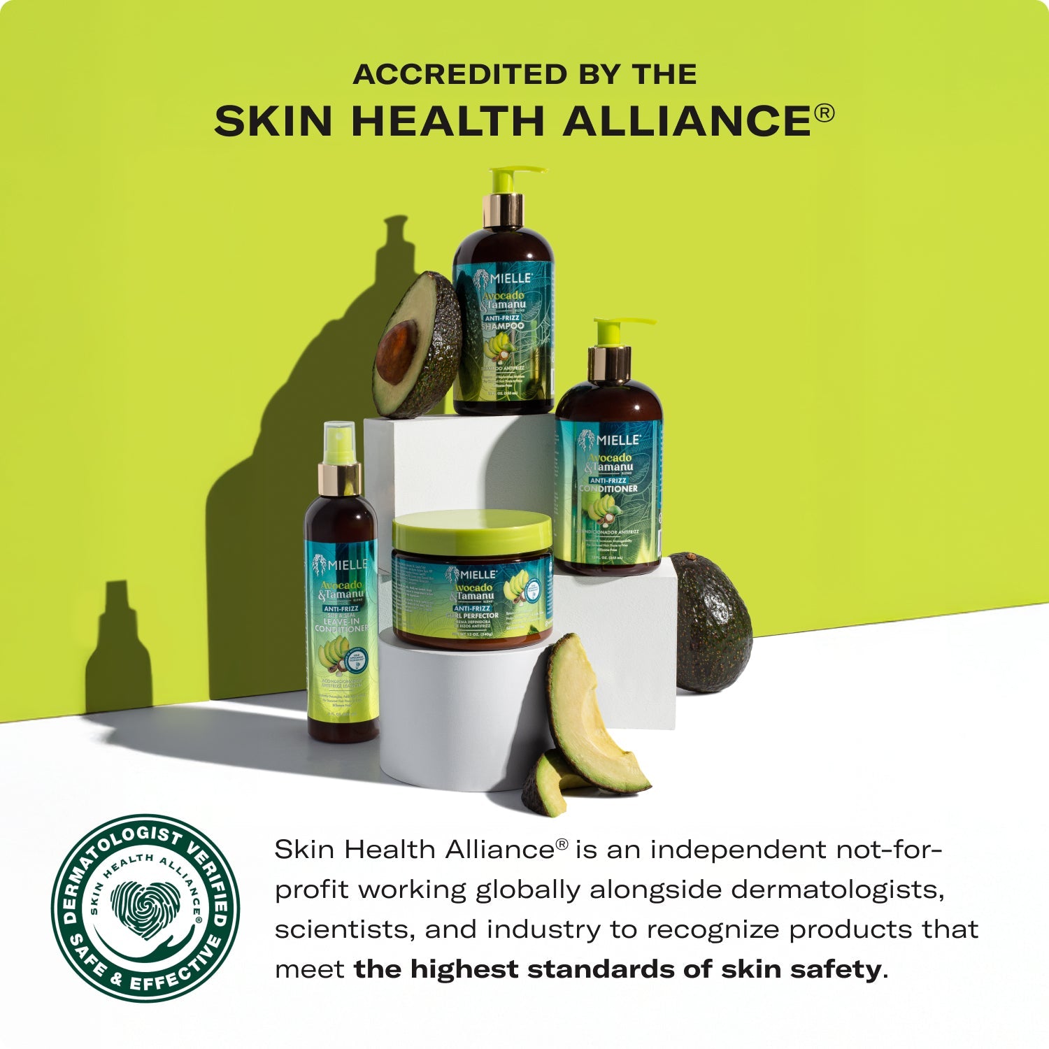 MIELLE Avocado & Tamanu Anti-Frizz Mousse