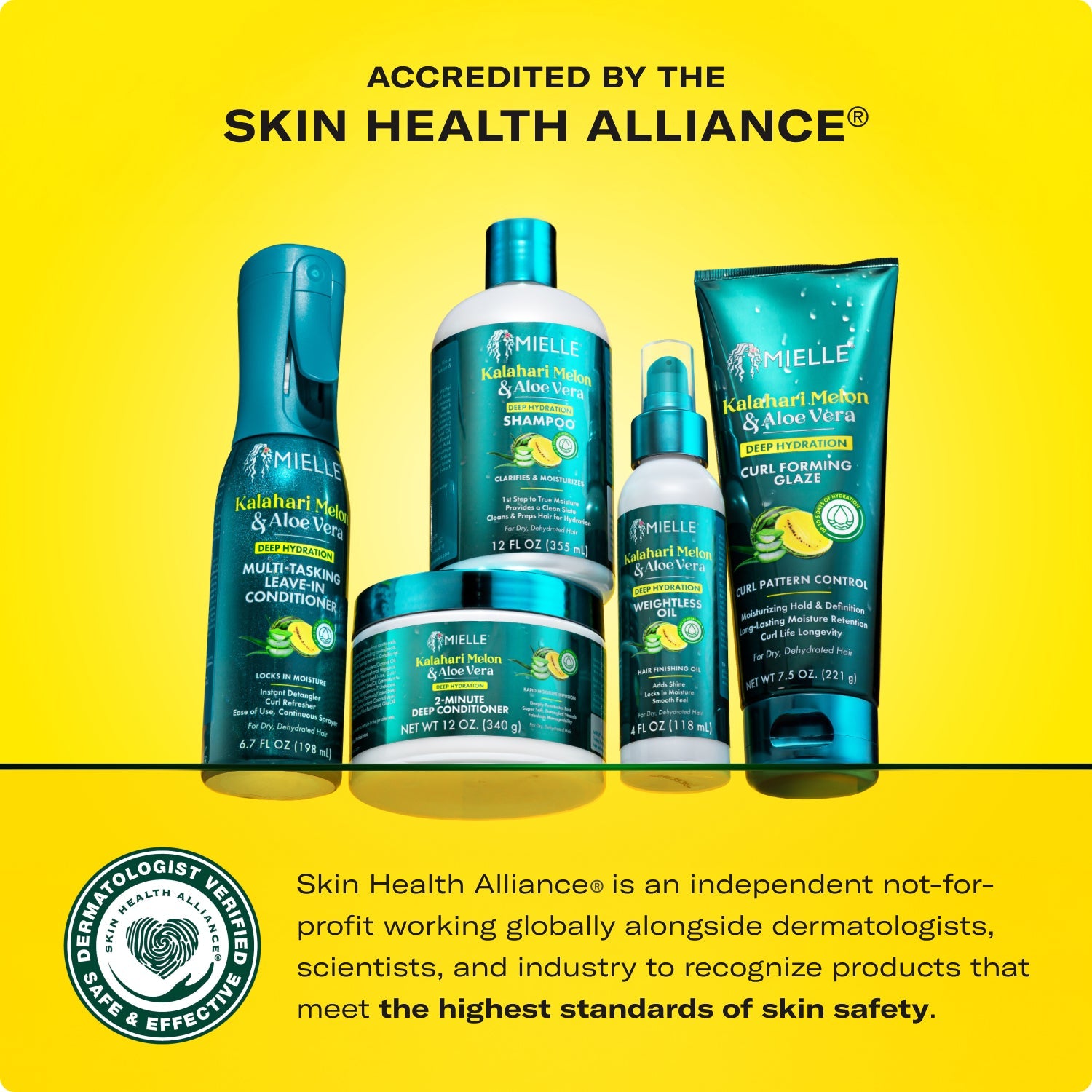 MIELLE Kalahari Melon & Aloe Deep Hydration Shampoo