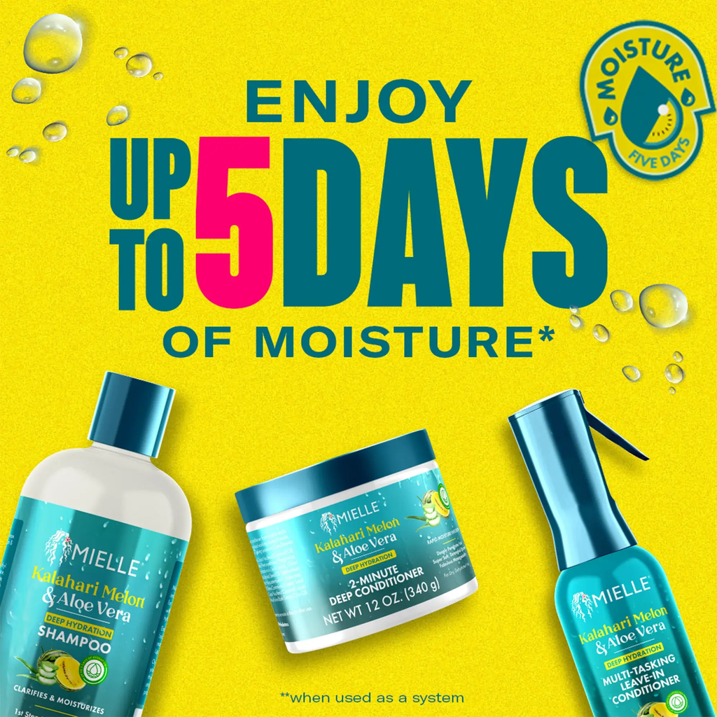 MIELLE Kalahari Melon & Aloe Deep Hydration Shampoo