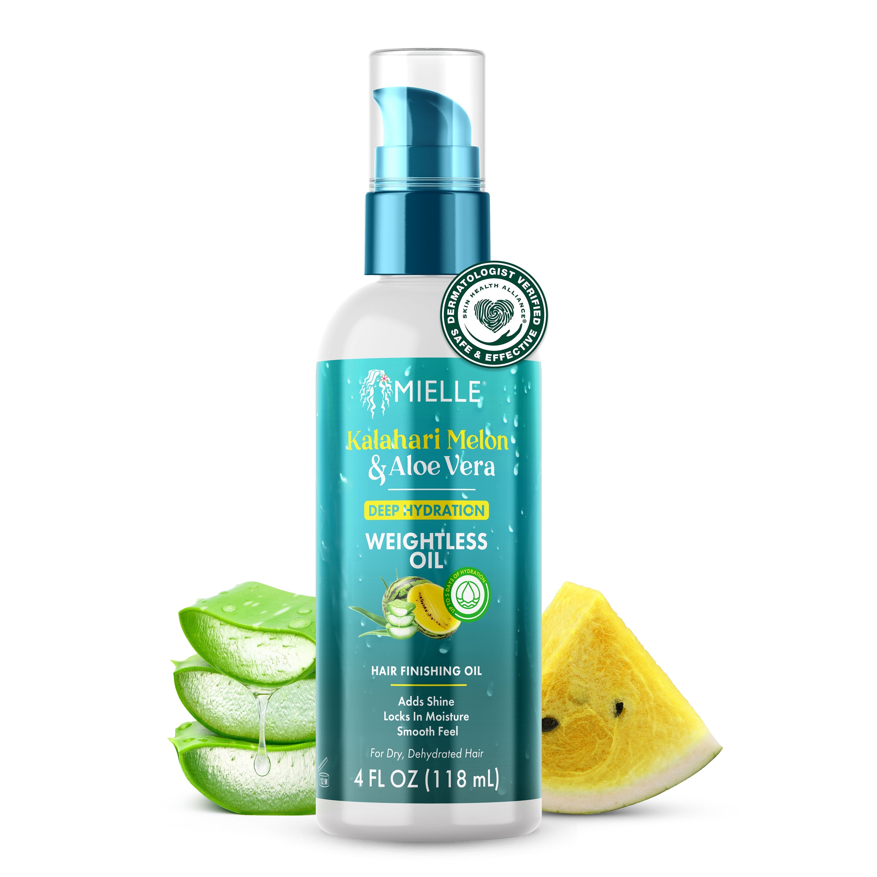 MIELLE Kalahari Melon & Aloe Vera Deep Hydration Weightless Oil