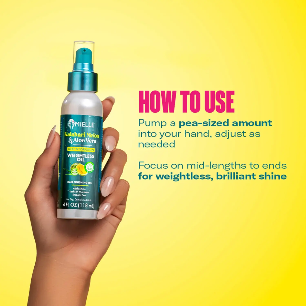 MIELLE Kalahari Melon & Aloe Vera Deep Hydration Weightless Oil