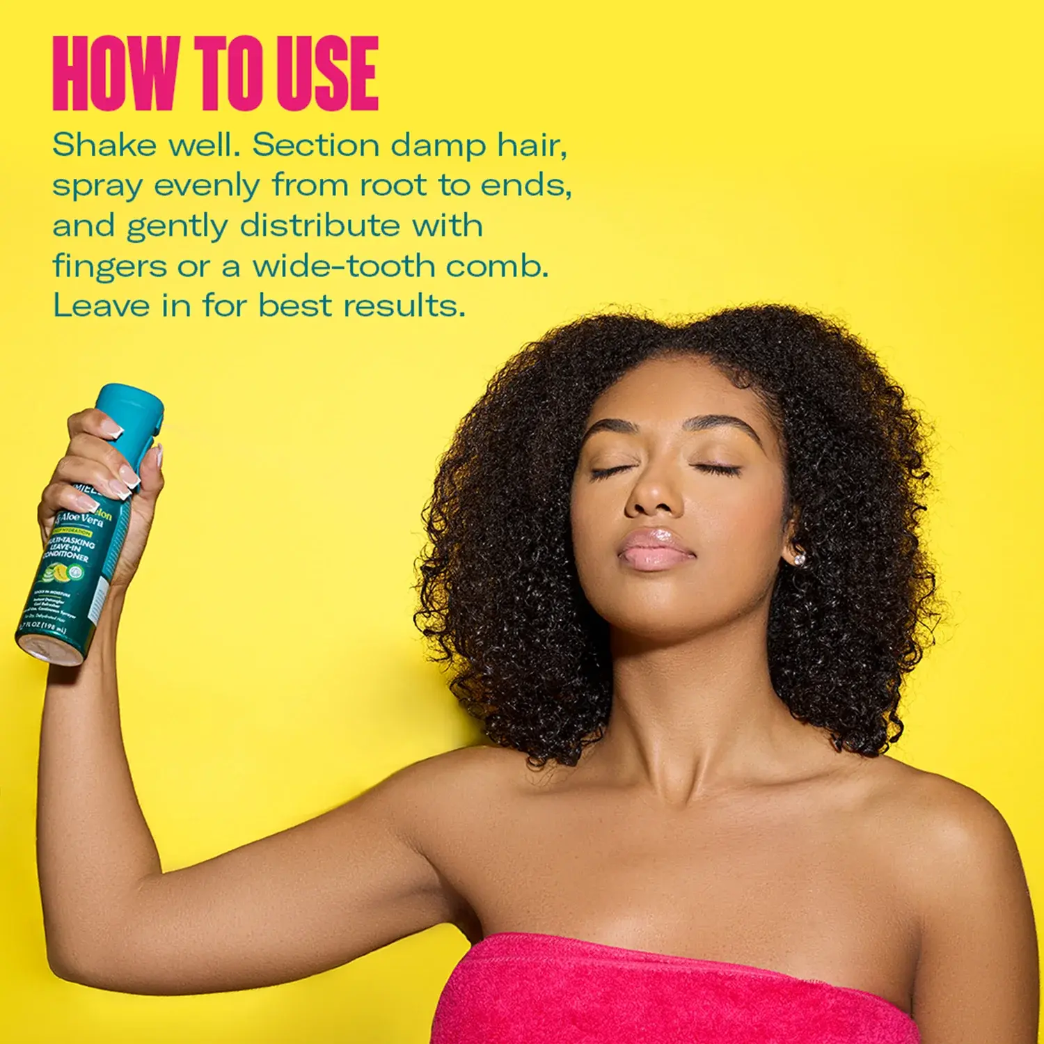 MIELLE Kalahari Melon & Aloe Vera Deep Hydration Multi-Tasking Leave-In Conditioner