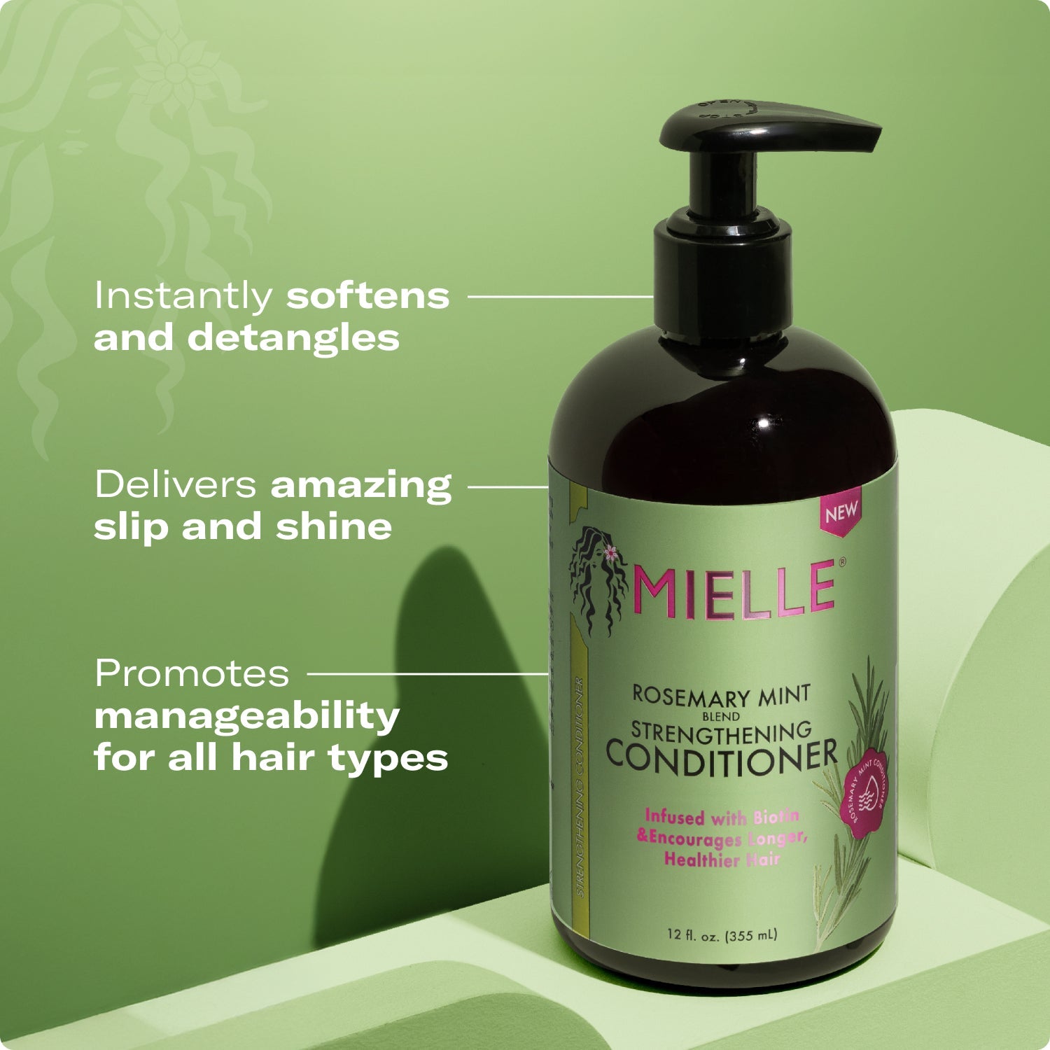 MIELLE Rosemary Mint Strengthening Conditioner