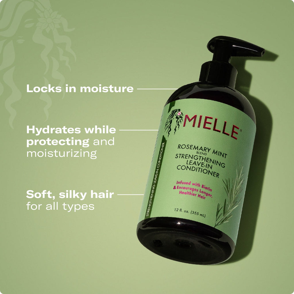 MIELLE Rosemary Mint Strengthening Leave-In Conditioner