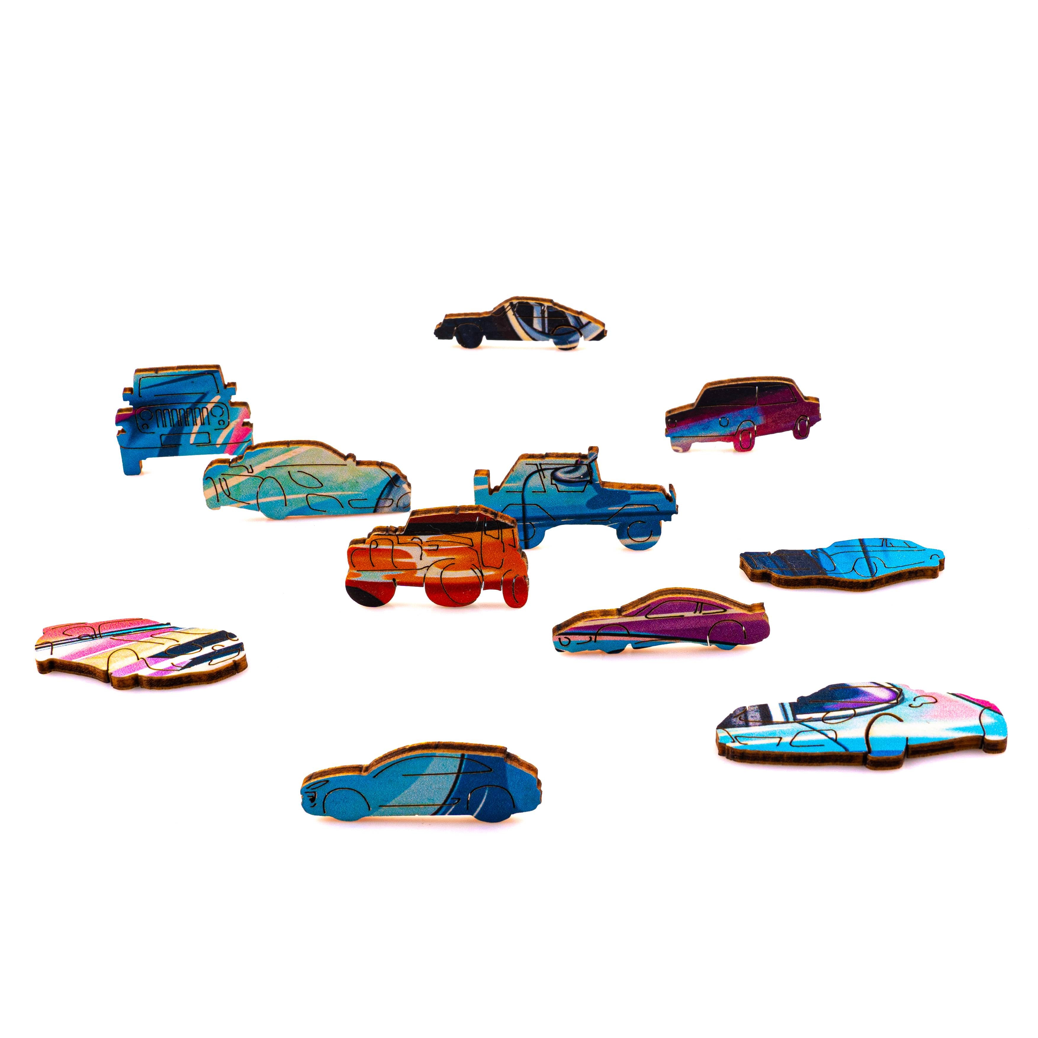 Sports Car Wooden Jigsaw Puzzle