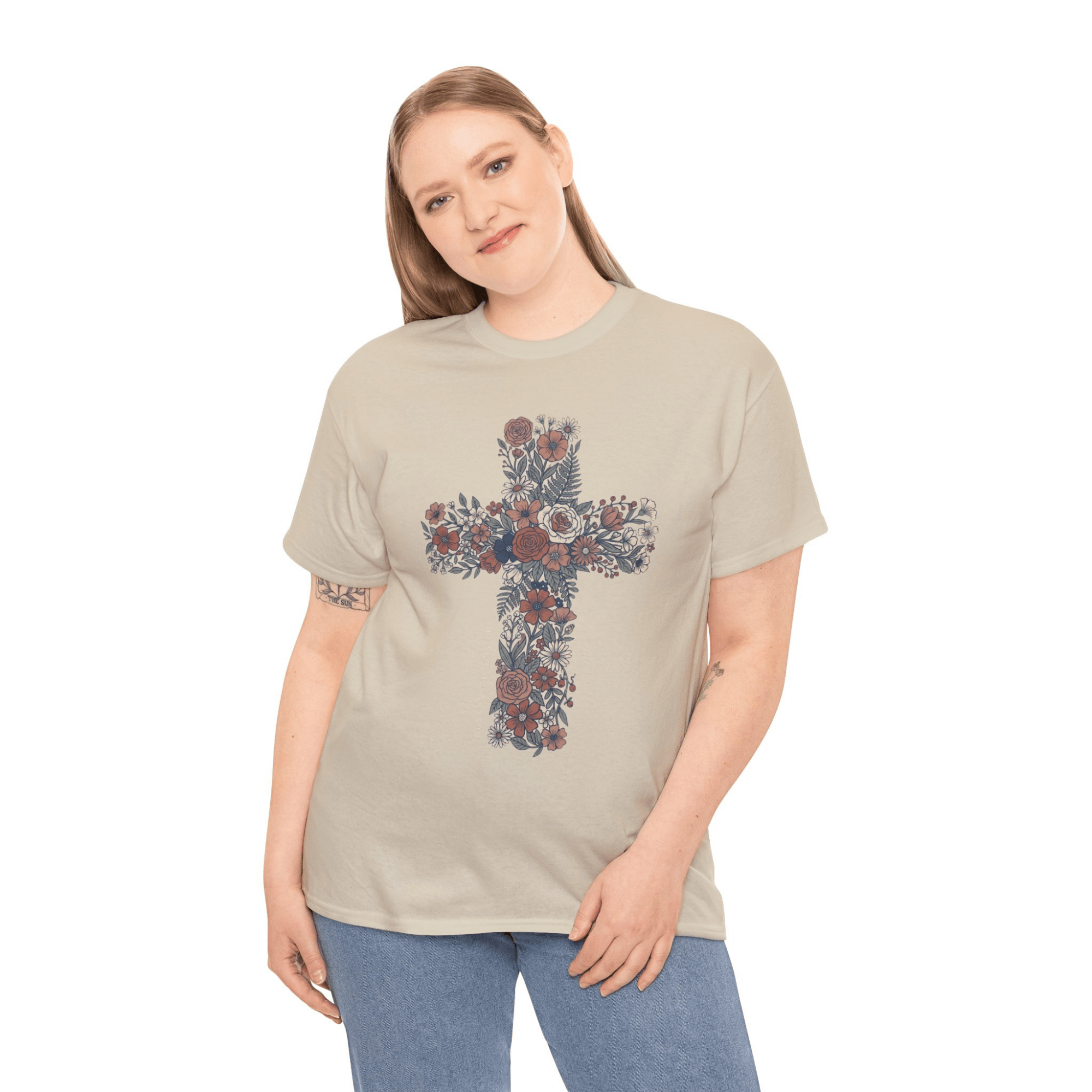 FLOWERFUL CROSS TEE