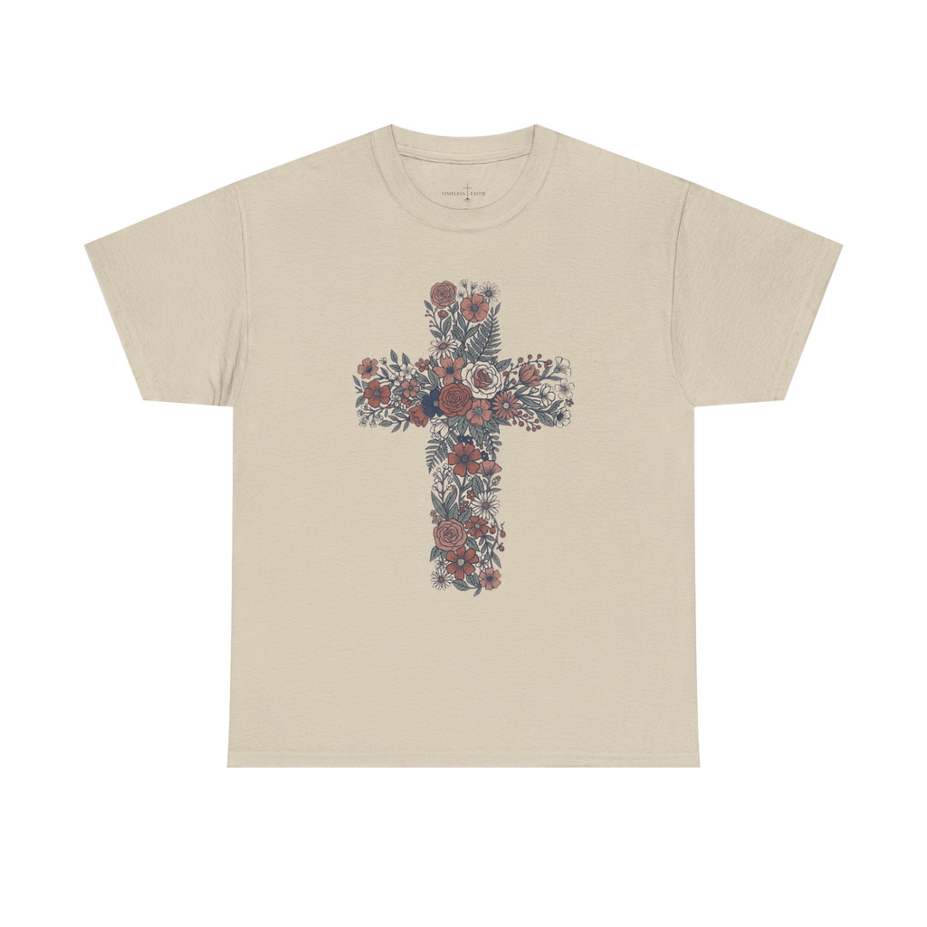 FLOWERFUL CROSS TEE