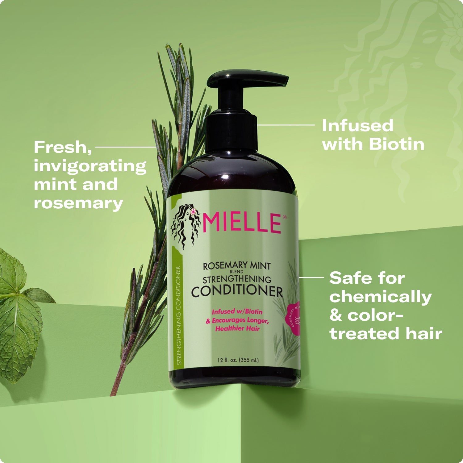 MIELLE Rosemary Mint Strengthening Conditioner