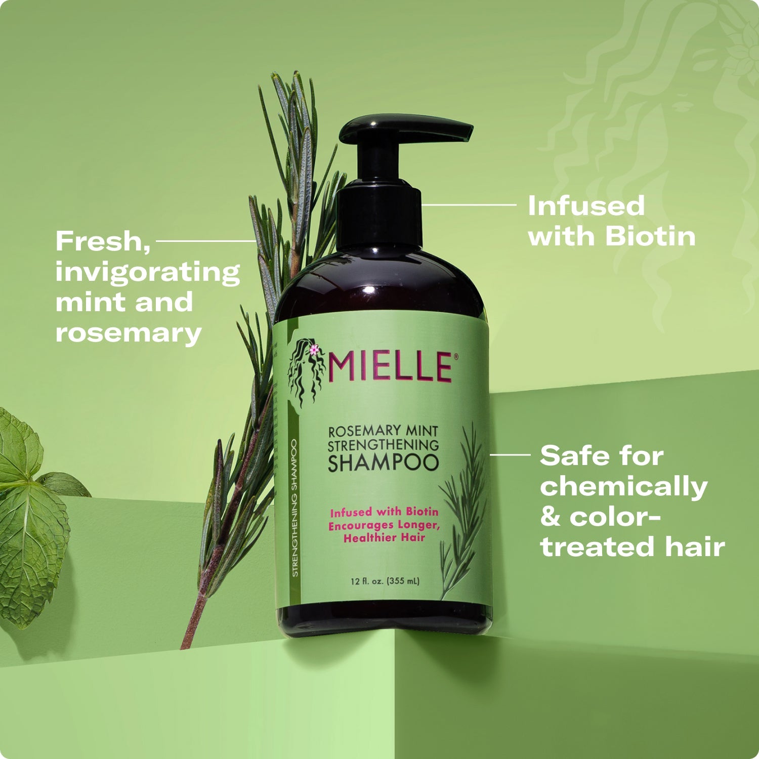 Mielle Rosemary Mint Strengthening Shampoo