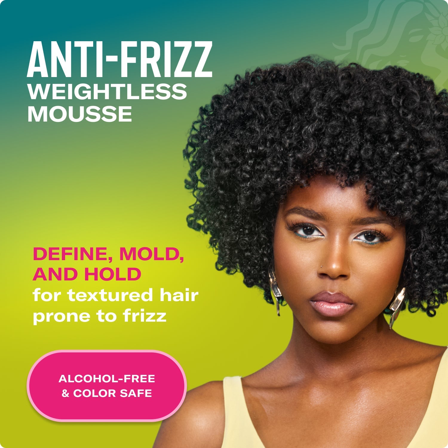 MIELLE Avocado & Tamanu Anti-Frizz Mousse