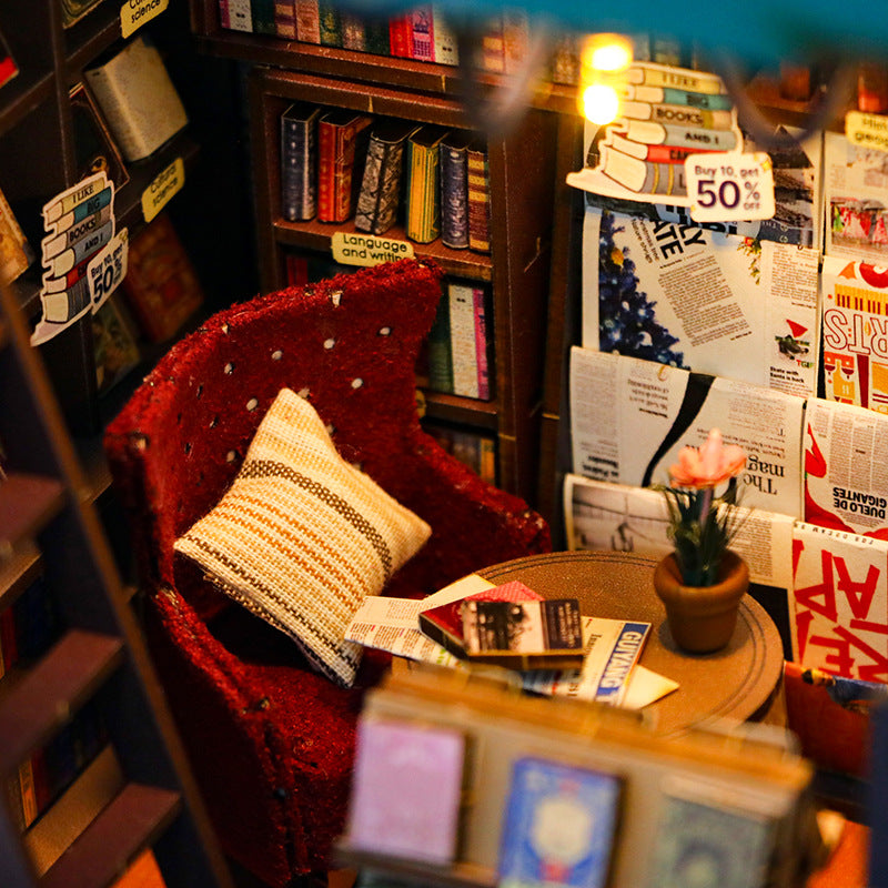 Random Different Styles of Book Nook Kit