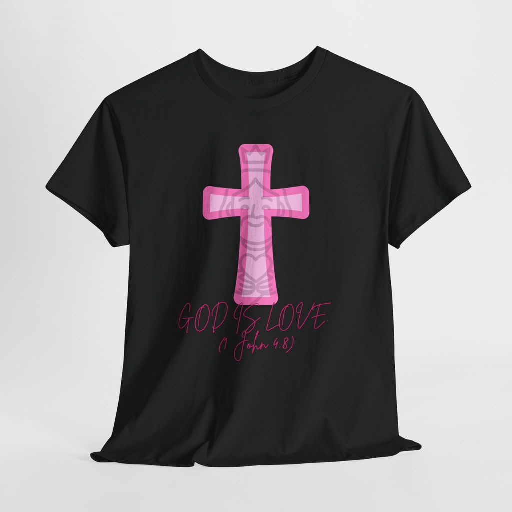 PINK CROSS TEE