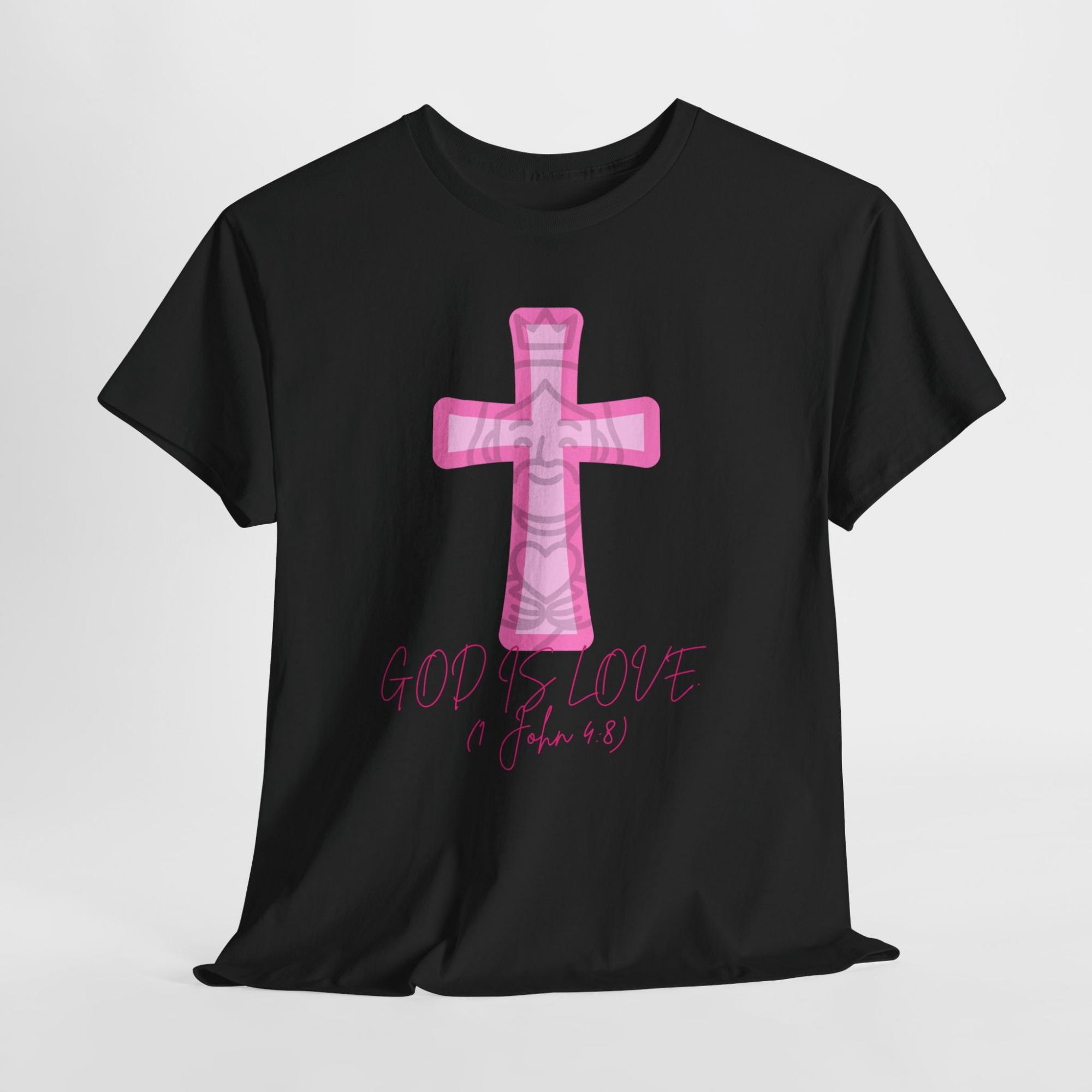 PINK CROSS TEE