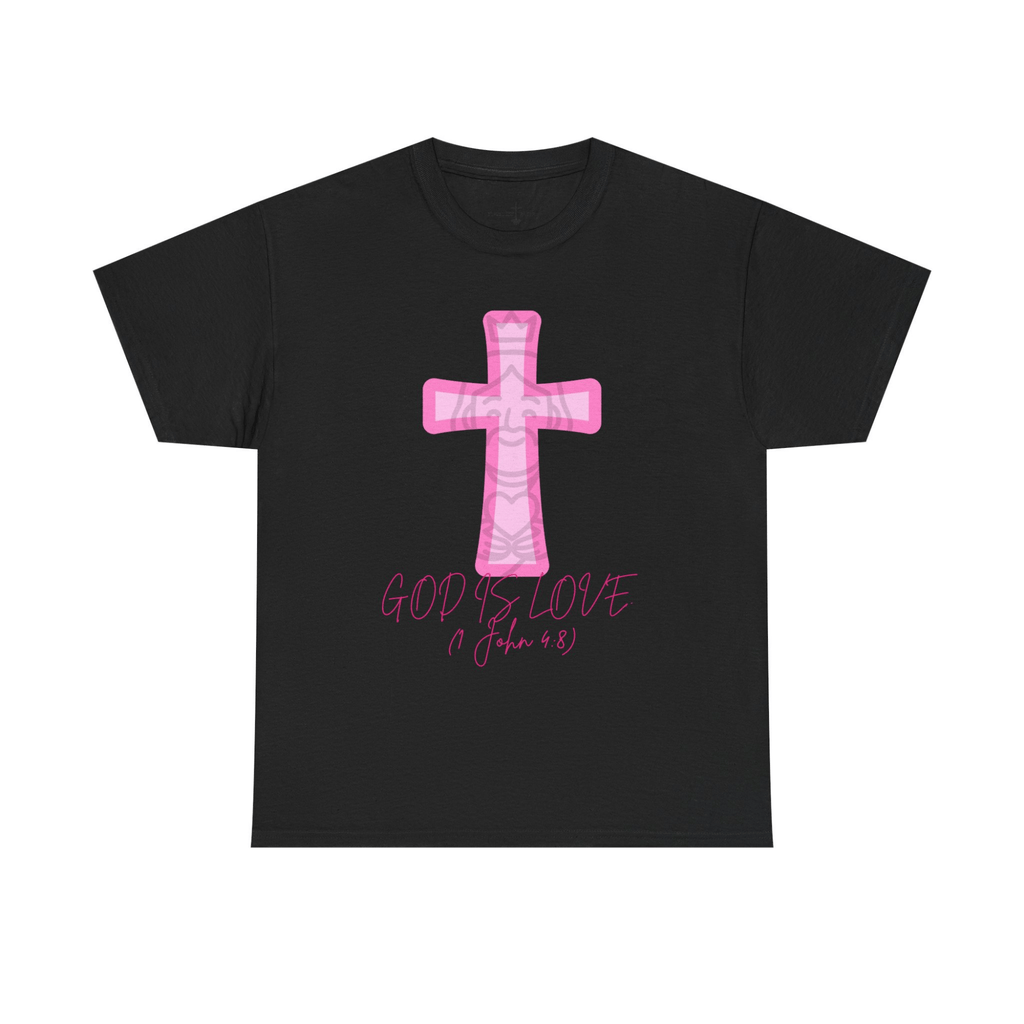 PINK CROSS TEE