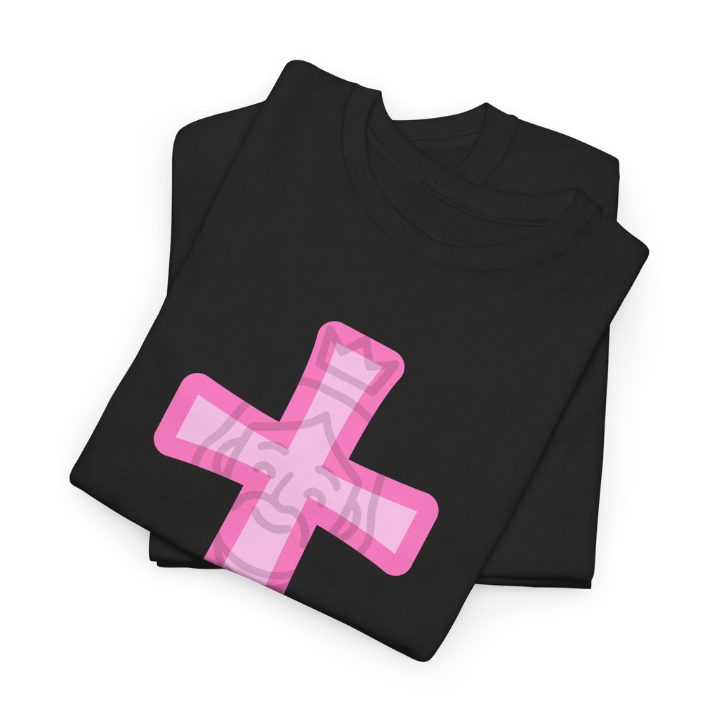 PINK CROSS TEE