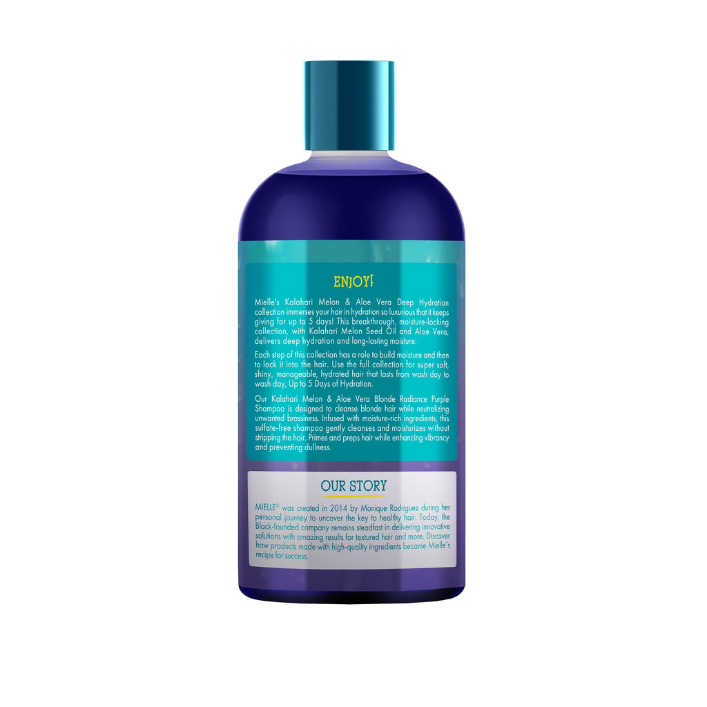 MIELLE Kalahari Melon & Aloe Vera Blonde Radiance Purple Shampoo