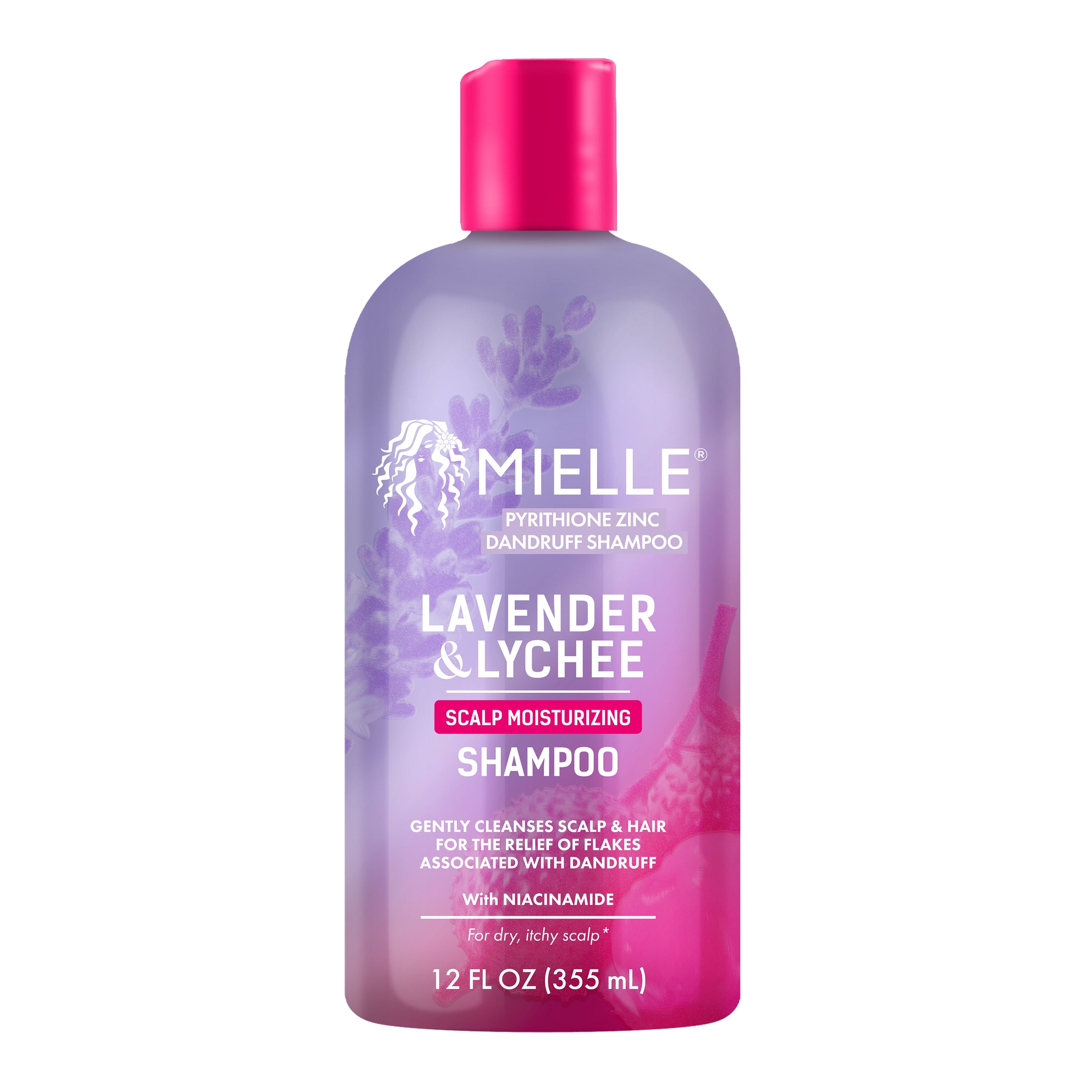MIELLE Lavender & Lychee Scalp Moisturizing Shampoo