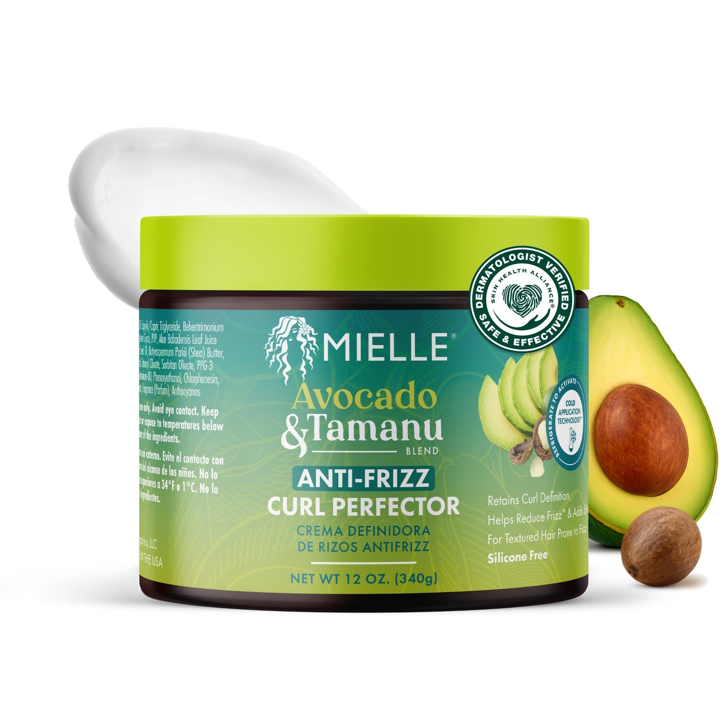 MIELLE Avocado & Tamanu Anti-Frizz Curl Perfector