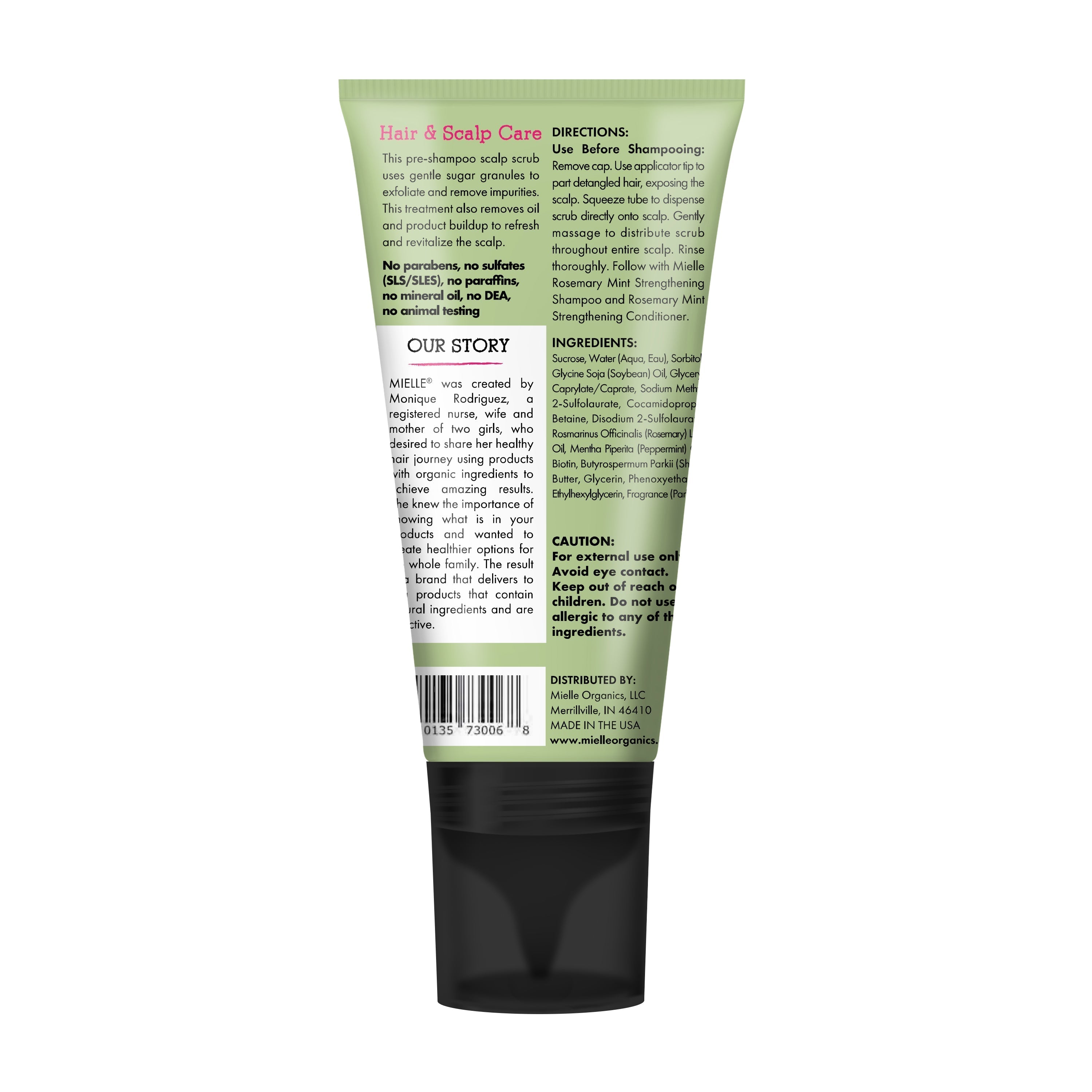 MIELLE Rosemary Mint Clarifying Sugar Scalp Scrub