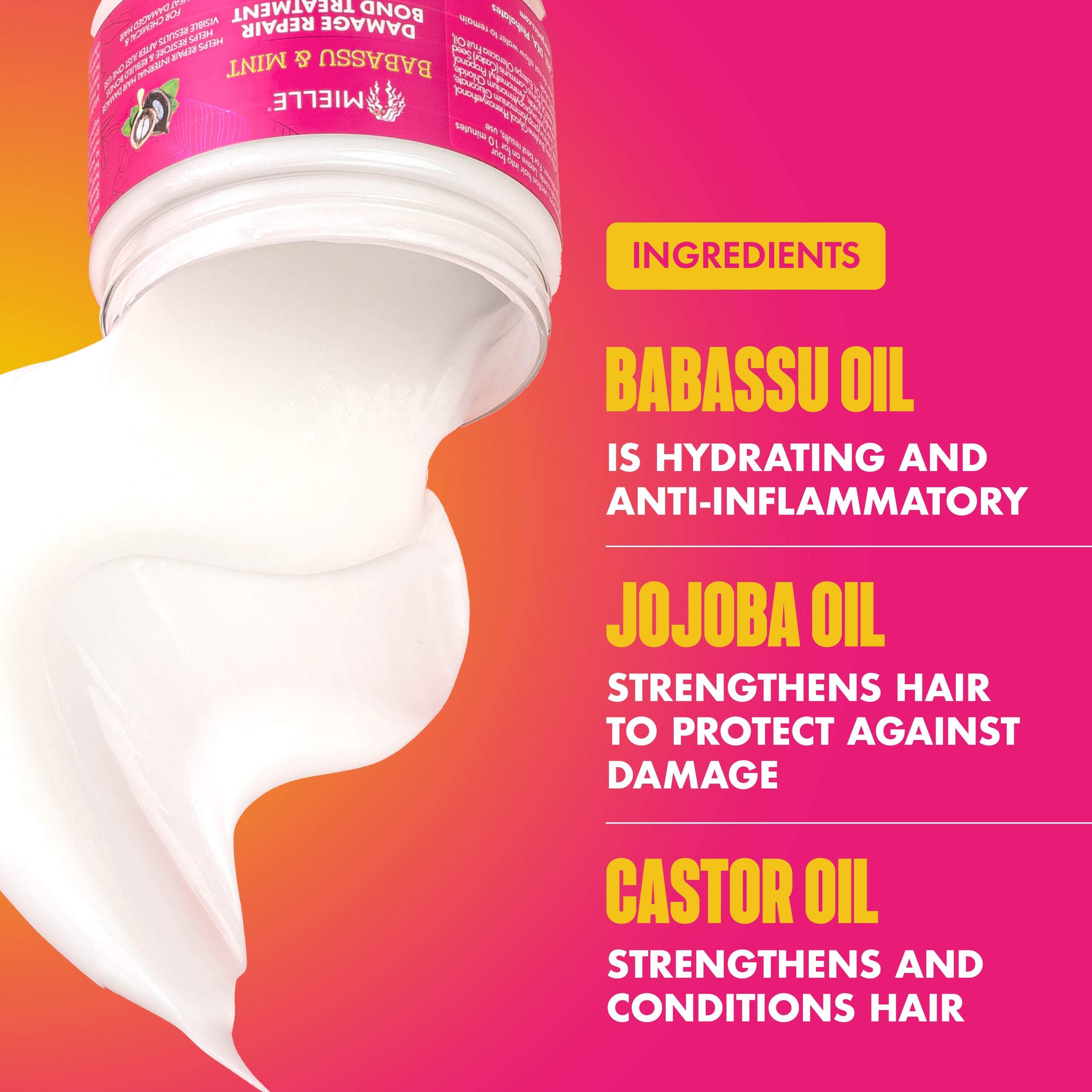 MIELLE Babassu & Mint Damage Repair Bond Treatment