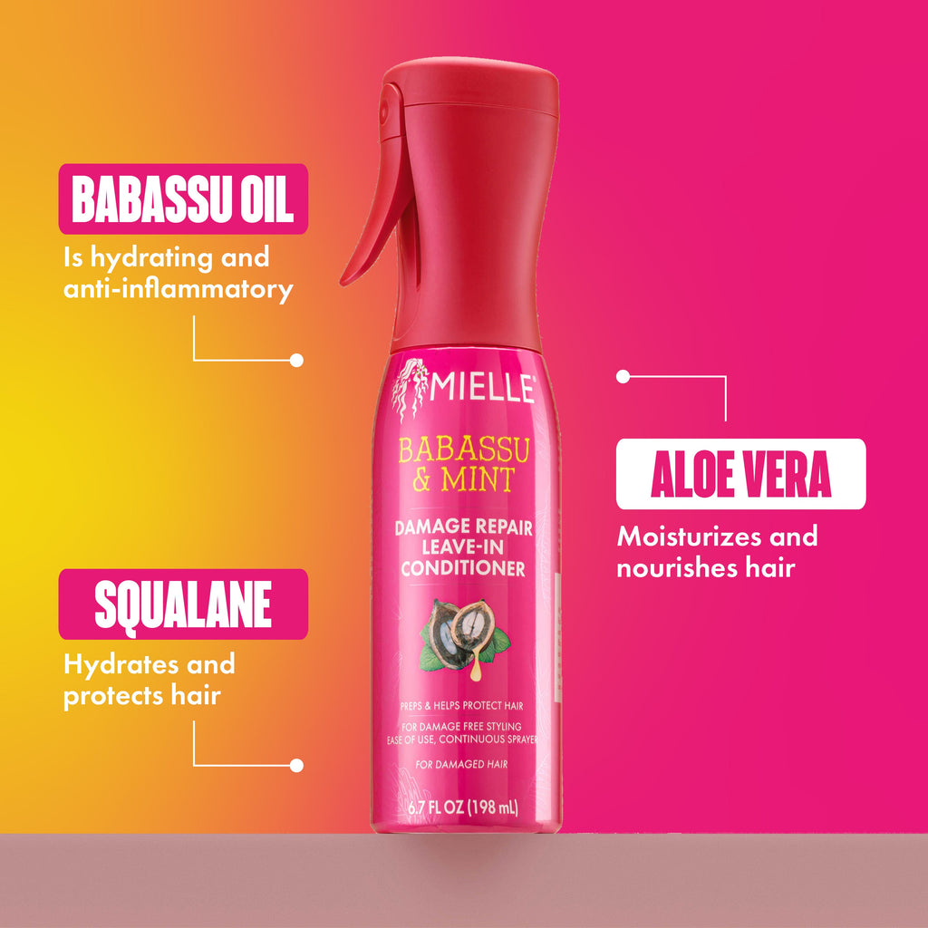 MIELLE Babassu & Mint Damage Repair Leave-In Conditioner