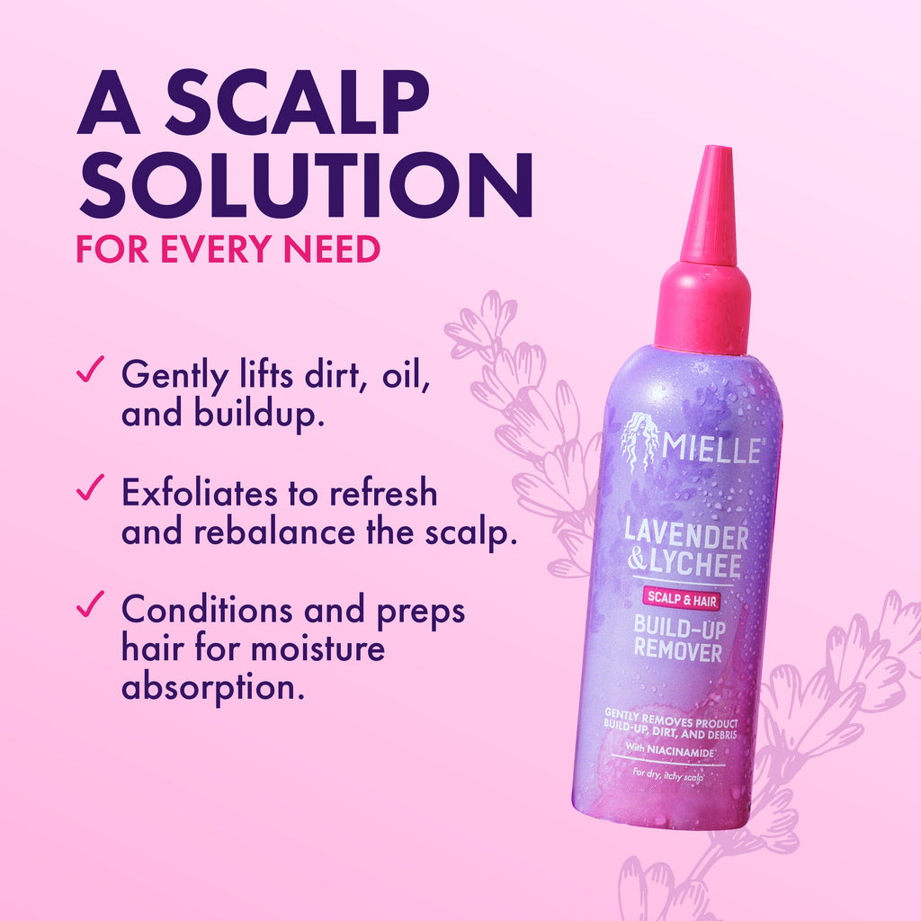 MIELLE Lavender & Lychee Scalp & Hair Build Up Remover