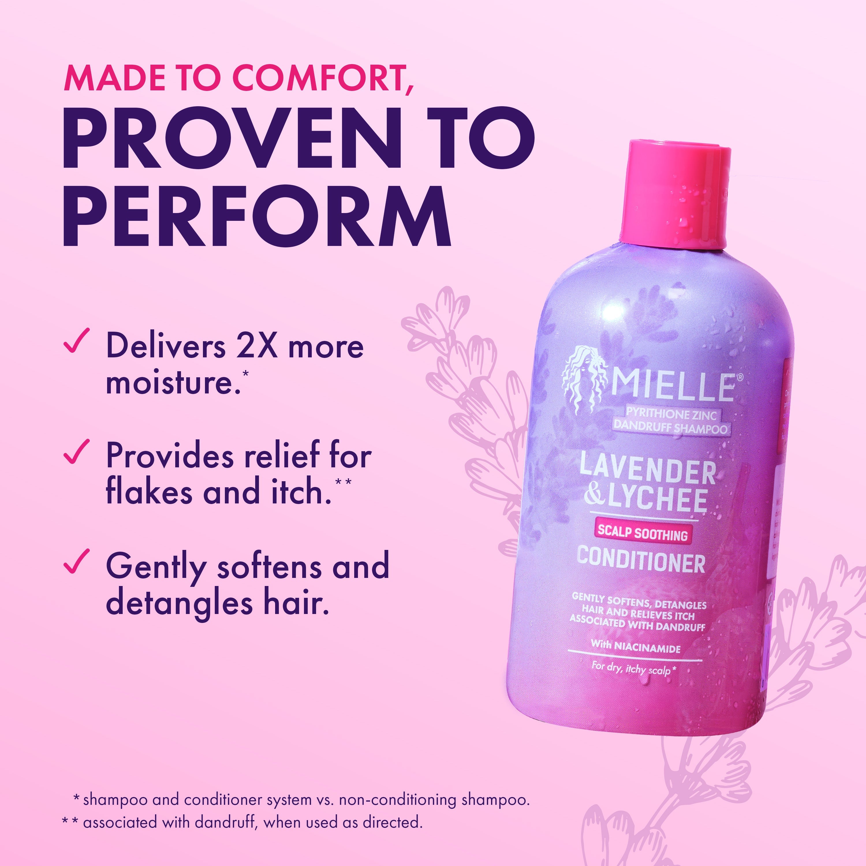 MIELLE Lavender & Lychee Scalp Soothing Conditioner