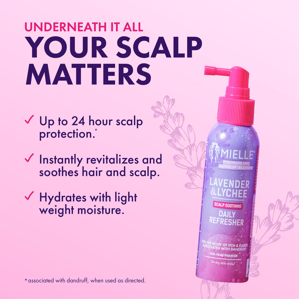 MIELLE Lavender & Lychee Scalp Soothing Daily Refresher
