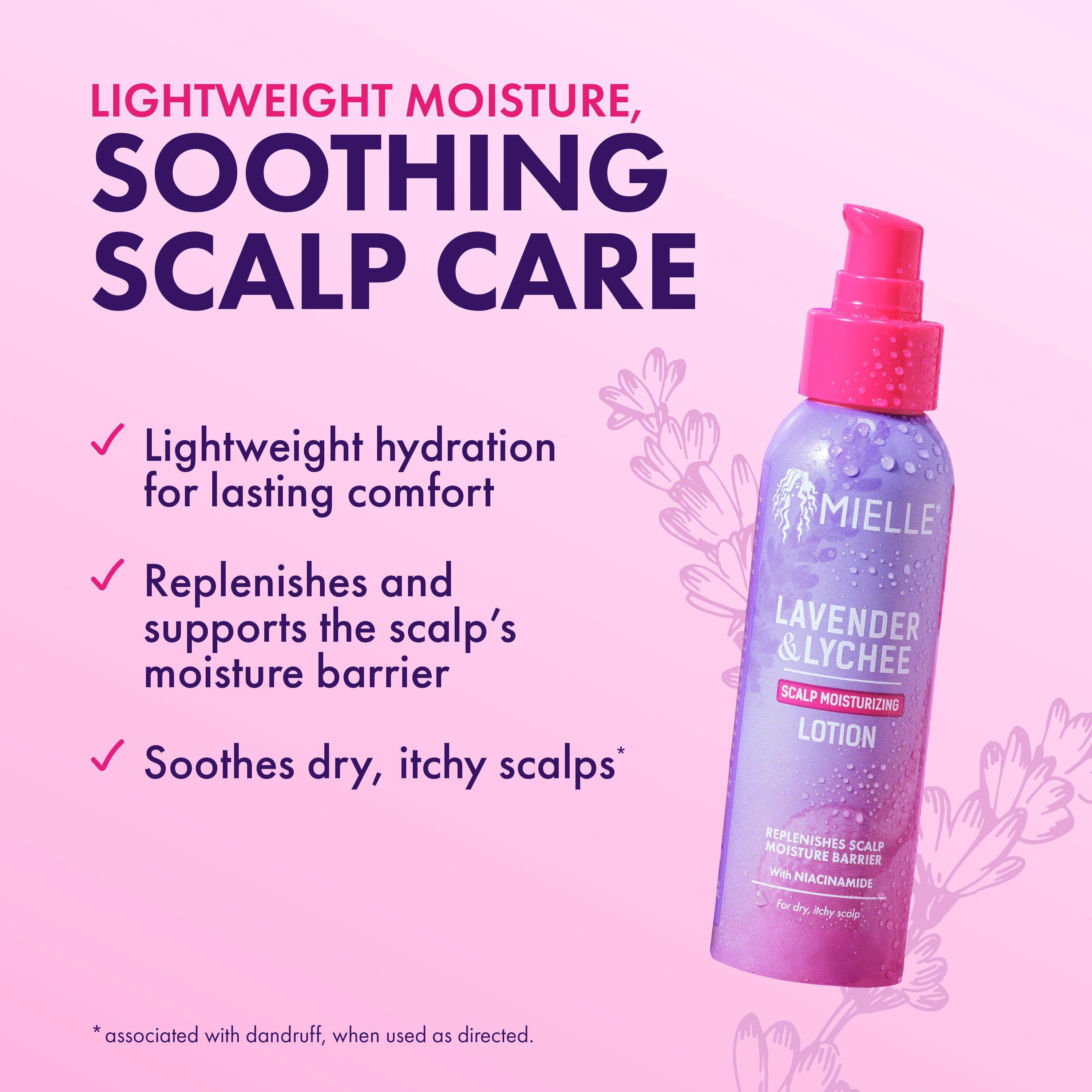 MIELLE Lavender & Lychee Daily Scalp Moisturizing Lotion