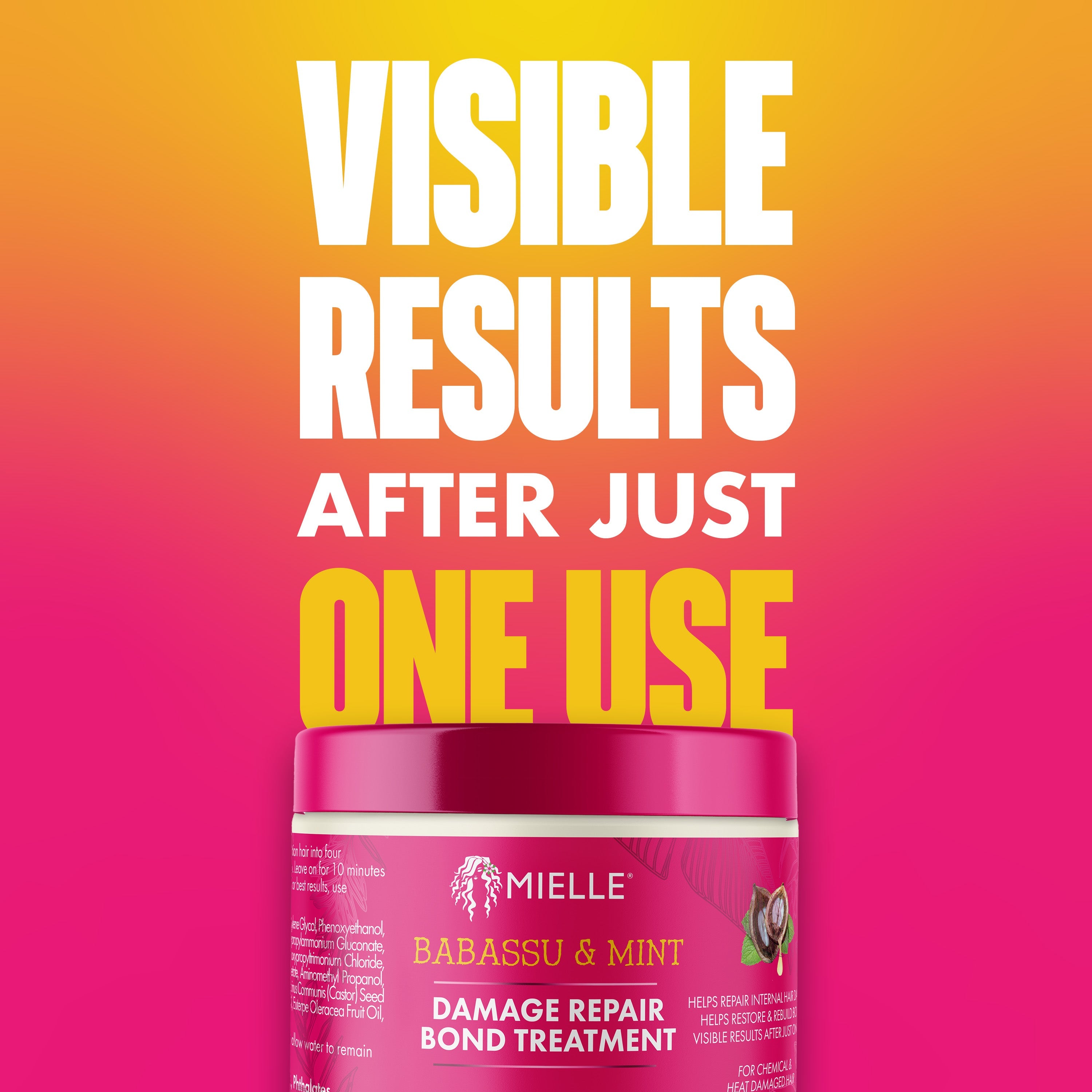 MIELLE Babassu & Mint Damage Repair Bond Treatment
