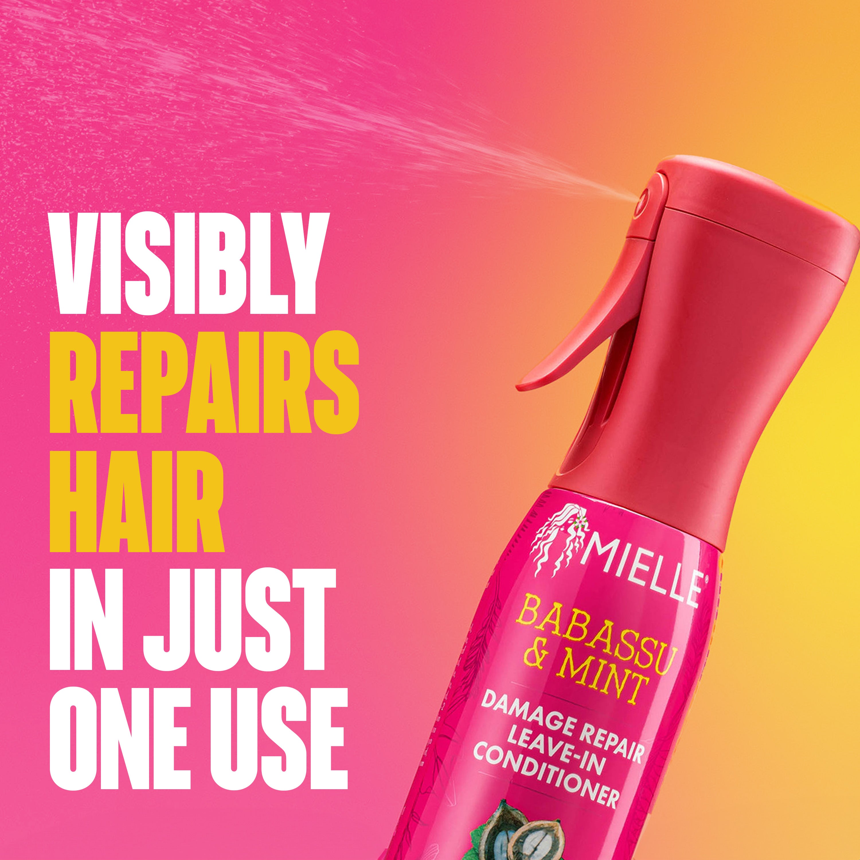 MIELLE Babassu & Mint Damage Repair Leave-In Conditioner