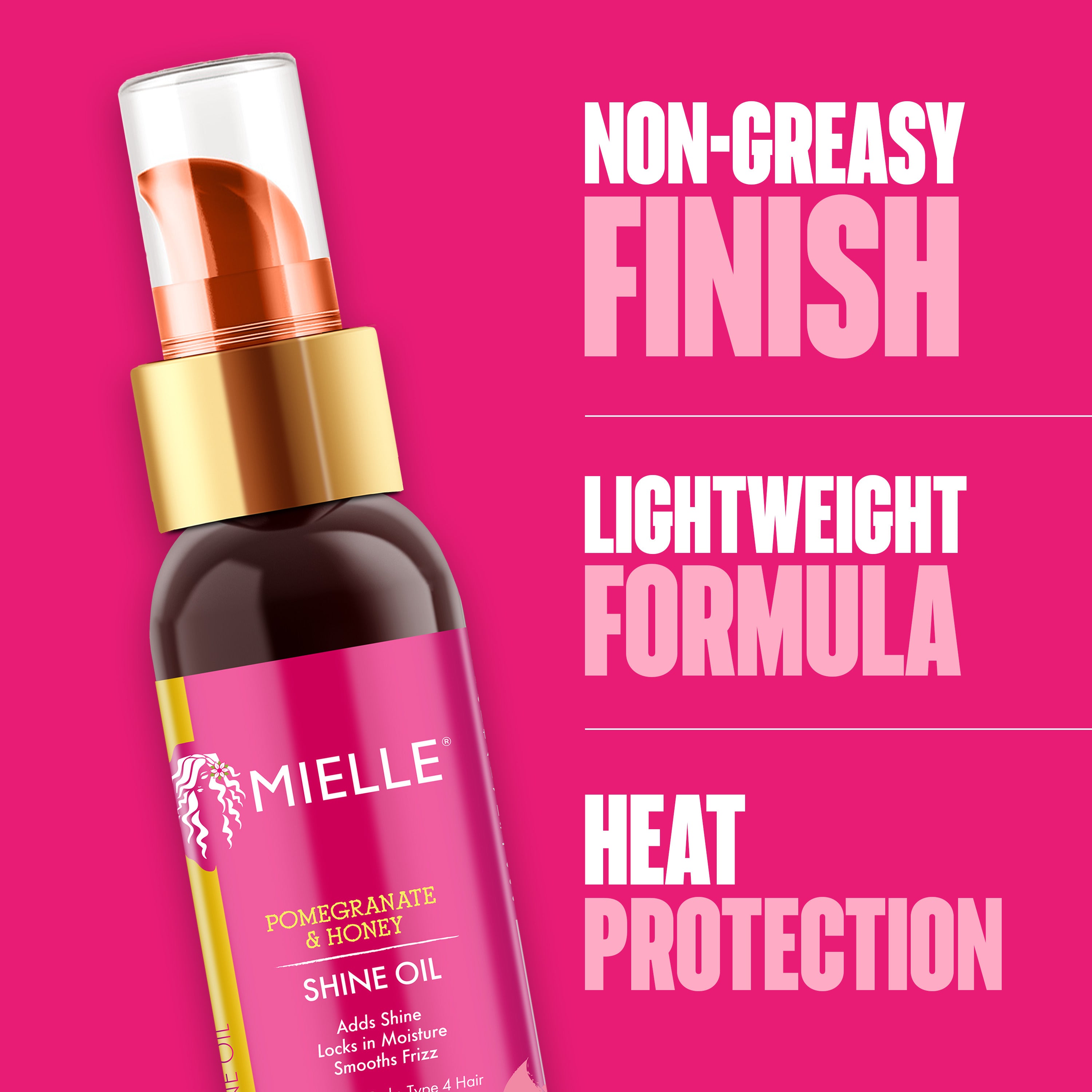 MIELLE Pomegranate & Honey Shine Oil