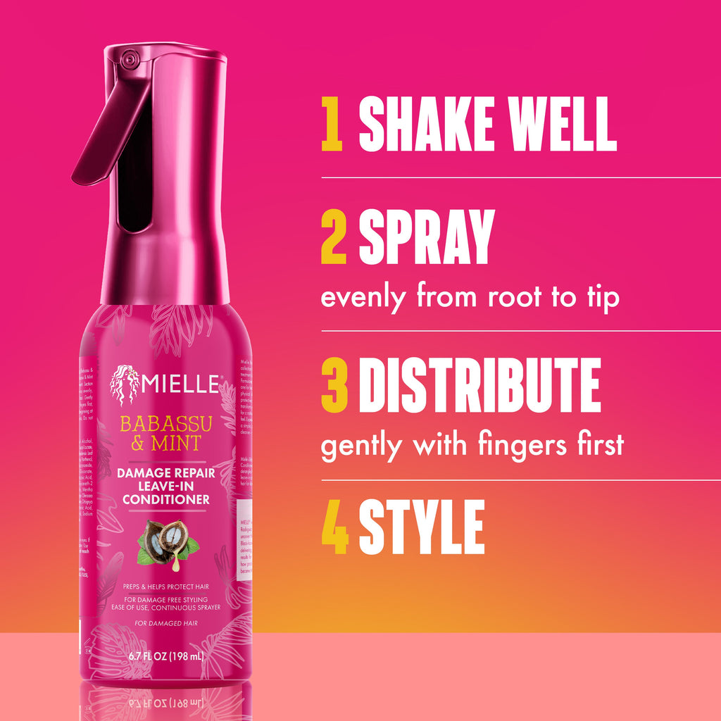 MIELLE Babassu & Mint Damage Repair Leave-In Conditioner