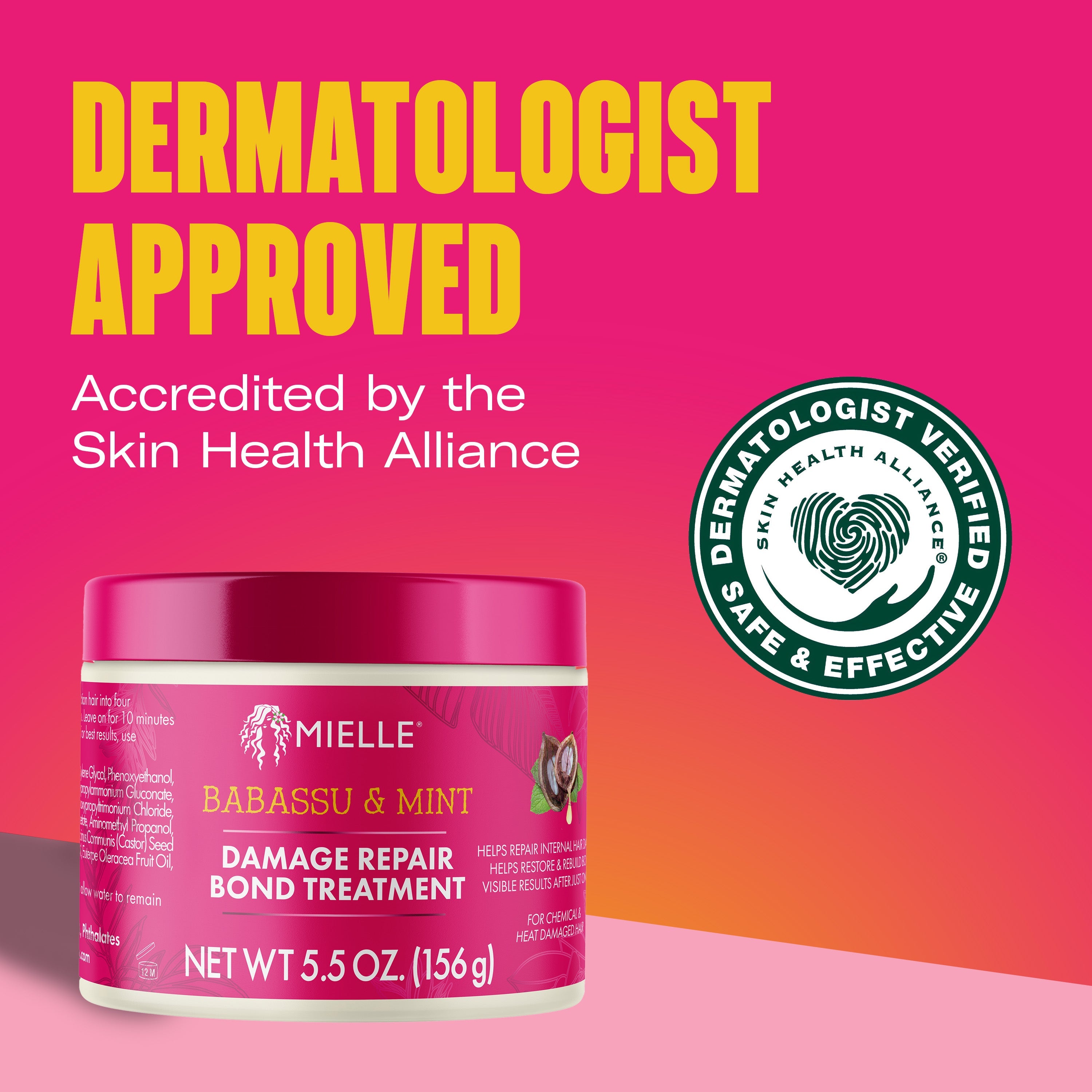 MIELLE Babassu & Mint Damage Repair Bond Treatment